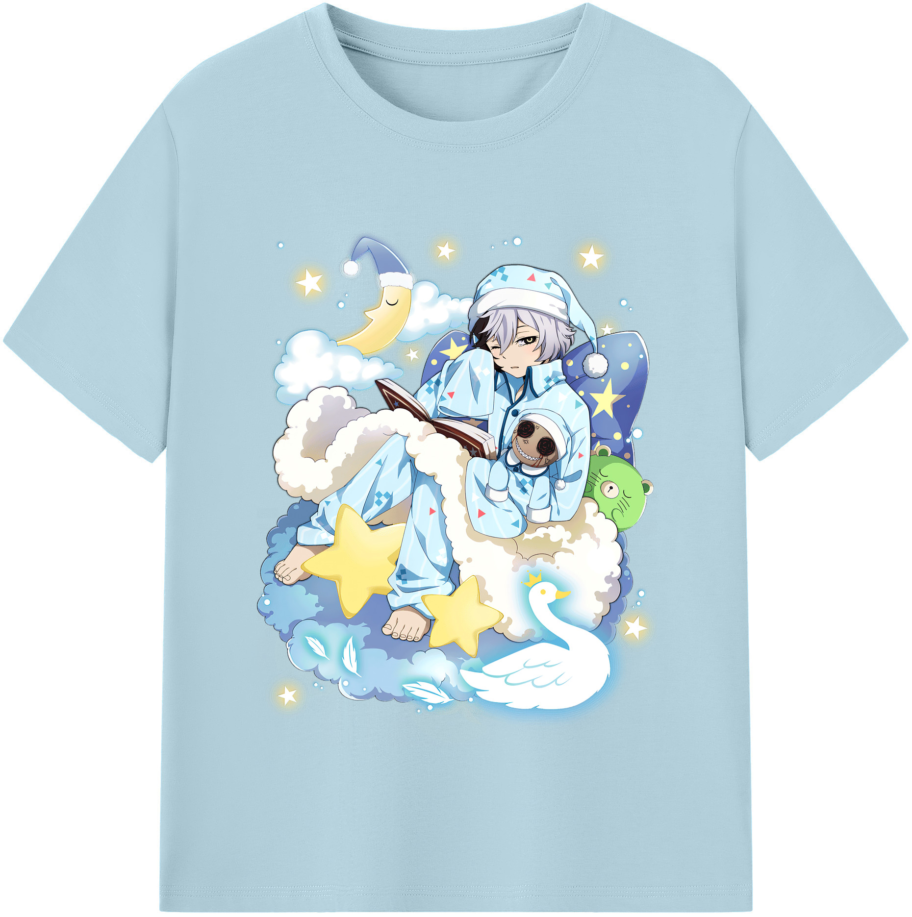 （画像用） 文豪ストレイドッグス Bungo Stray Dogs 綿100％半袖Tシャツ（フロントプリント）